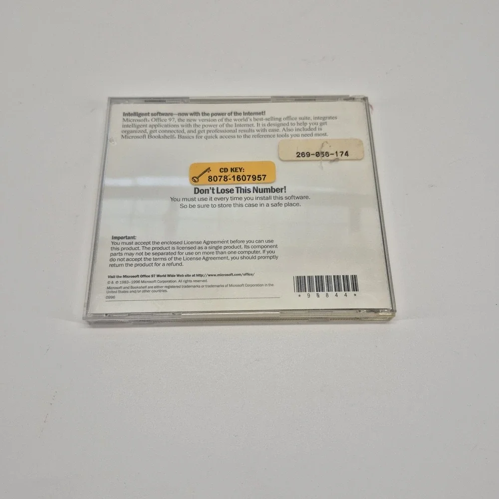 Microsoft Office 97 Professional Edition with CD-Key